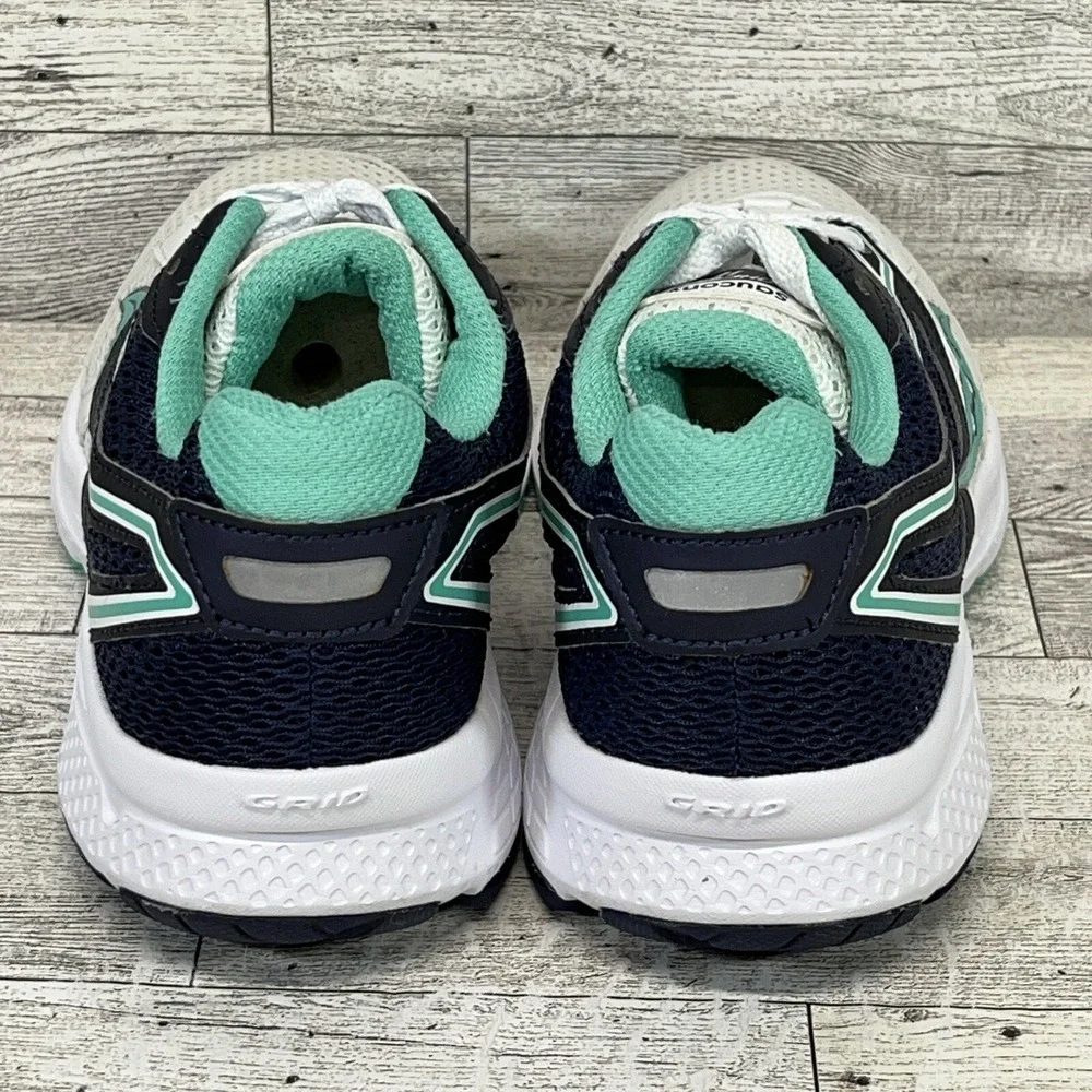 Saucony Cohesion 11 White Blue Green‎ Running Shoes S10420-1 Women Size 7.5